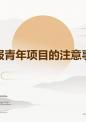 申报青年项目的注意事项.ppt